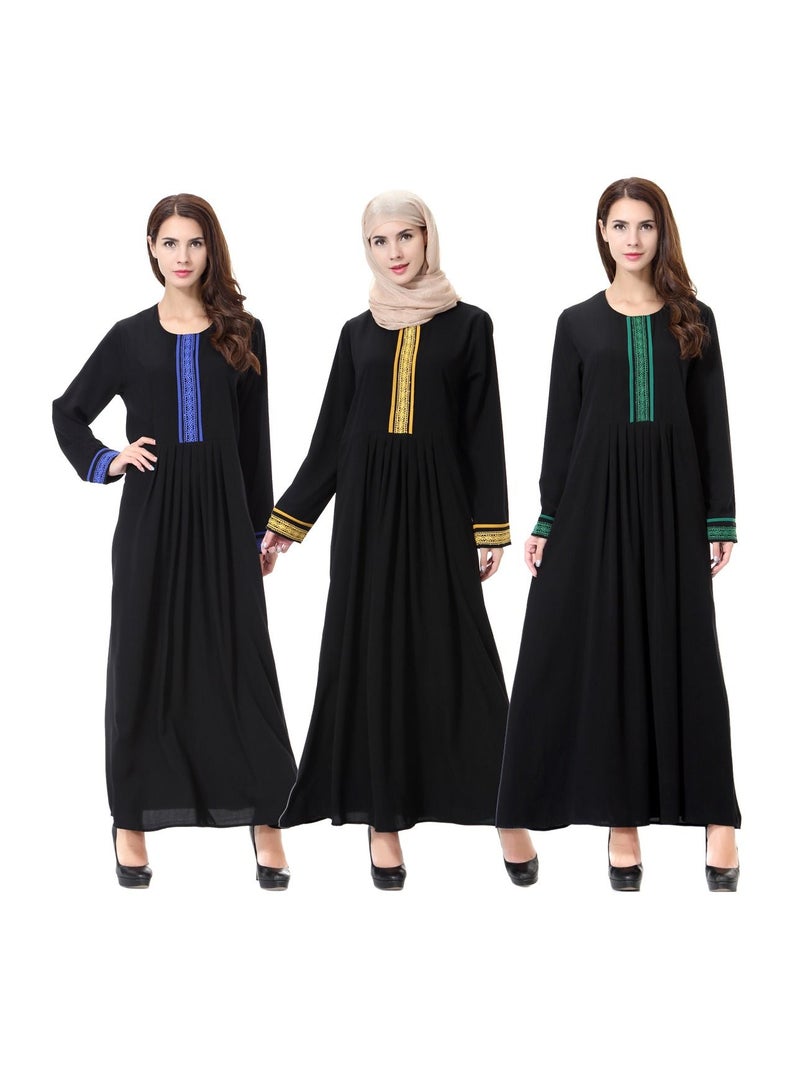 Loquat Muslim Lady wool peach Dress - Image 4