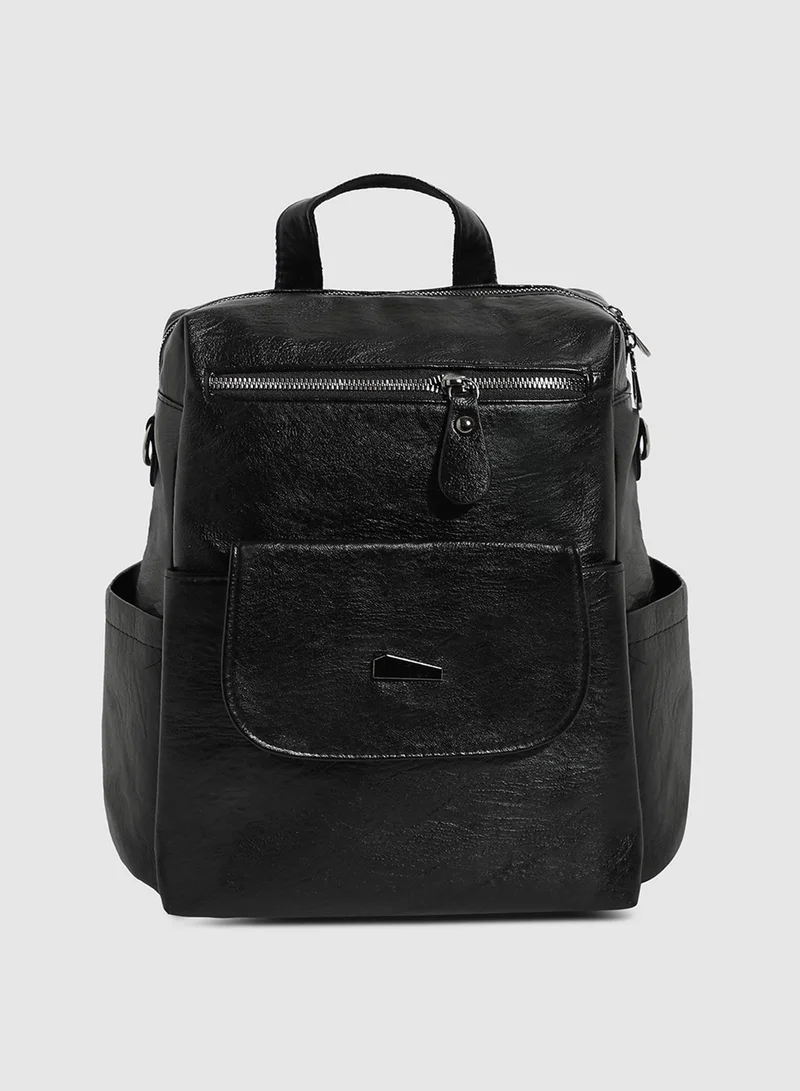 Haute Sauce  The Nomad Mini Backpack - Black  | Best Price UAE