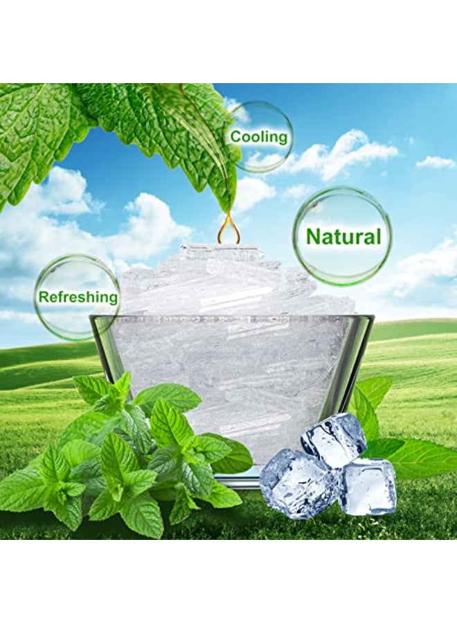 Viktairy Menthol Crystals Bulk 1lb 100 Pure Organic Mint Crystals Great for Making Shower Steamers Creams and Soaps - Image 4