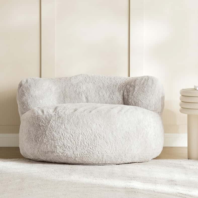 Pan Home COMPRESS SINGLE SEATER SOFA - LIGHT GREY - Image 2