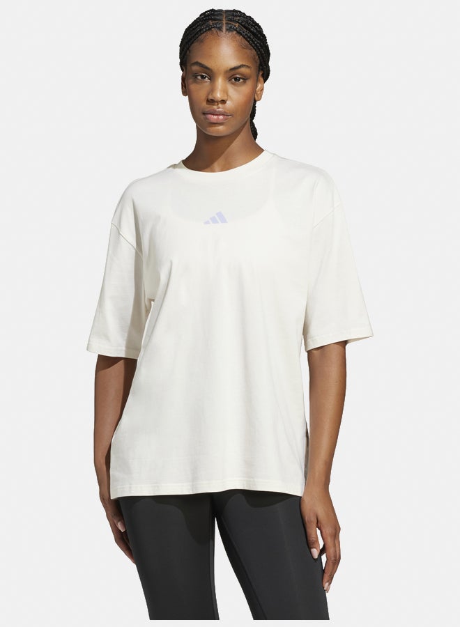Adidas training yoga stretch body mind women's graphic t-shirt  - Image 1