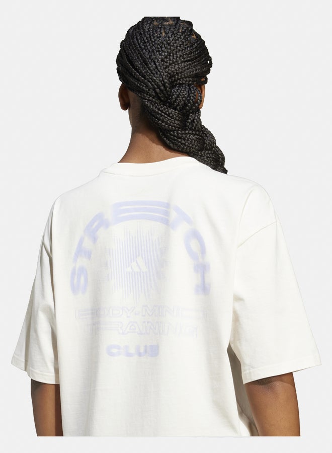 Adidas training yoga stretch body mind women's graphic t-shirt  - Image 3