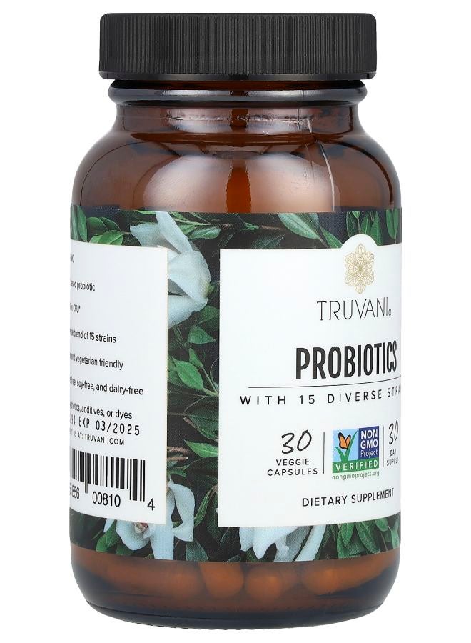 Truvani Probiotics 30 Veggies Capsules - Image 2
