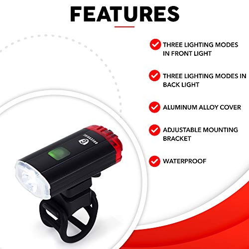 Greerride Rechargeable Bike Helmet Light - Night Riding Bicycle Helmet Light and Safety Cycling Accessories, Mountain Biking and Motorcycle LED Flashlights with Flashing and Steady Modes - Image 3