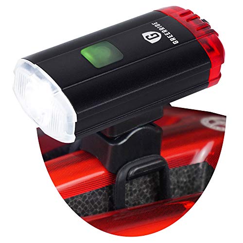 Greerride Rechargeable Bike Helmet Light - Night Riding Bicycle Helmet Light and Safety Cycling Accessories, Mountain Biking and Motorcycle LED Flashlights with Flashing and Steady Modes - Image 1