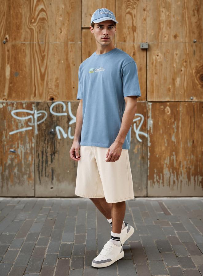 SP Characters Van Gogh Print T-shirt with Crew Neck and Short Sleeves - Image 2