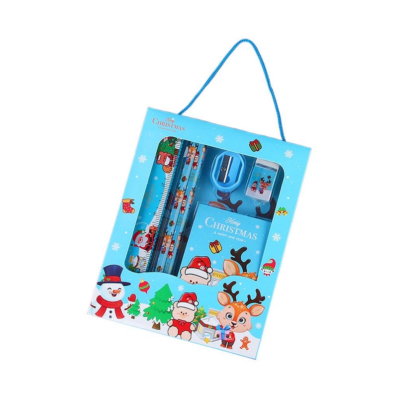 Christmas tote bag 6-piece set, elementary school student stationery set, kindergarten gift, Christmas gift for the whole class, reward - Image 5