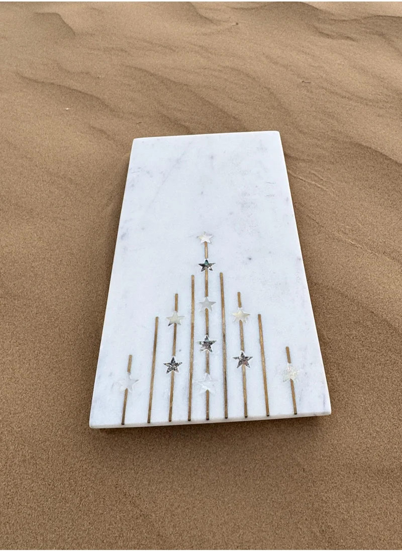 Tohfa Luxe TohfaLuxe Marble Star Cheese Board