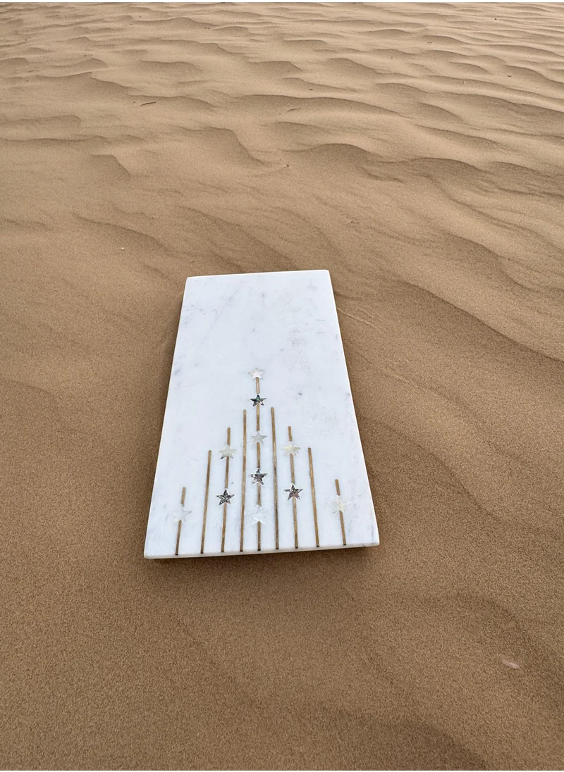 Tohfa Luxe TohfaLuxe Marble Star Cheese Board