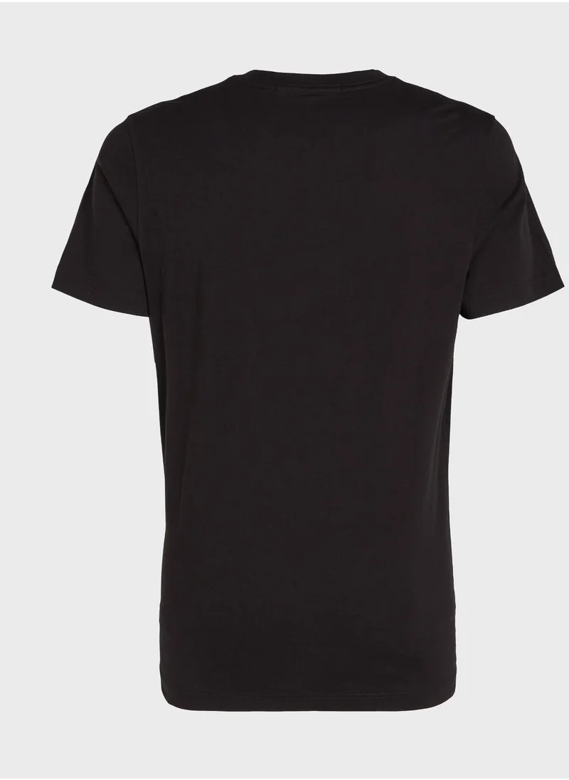 Calvin Klein Jeans Disrupted Outline Monologo T-Shirt