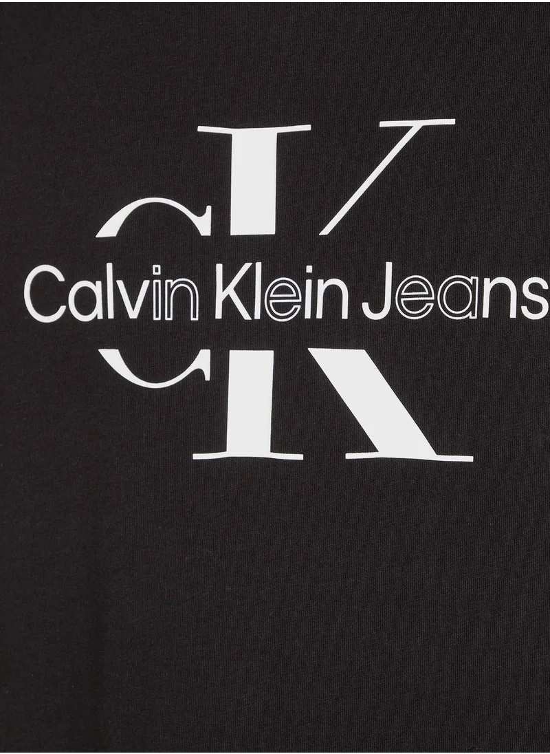 Calvin Klein Jeans Disrupted Outline Monologo T-Shirt