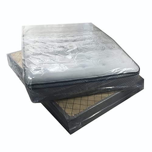 Uboxes Full Mattress Bag 54"x12"x90", Clear, 2 pack - Image 4