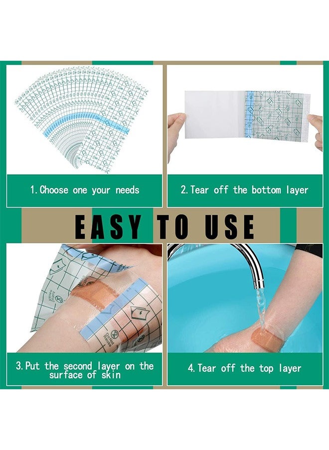 Beyond - C-Section complex Waterproof Bandages, 10*25cm Tummy Tuck Shower Protector Scar Covers, Protective Pad Patches, Large Wound Care Supplies (Clean) - Image 1