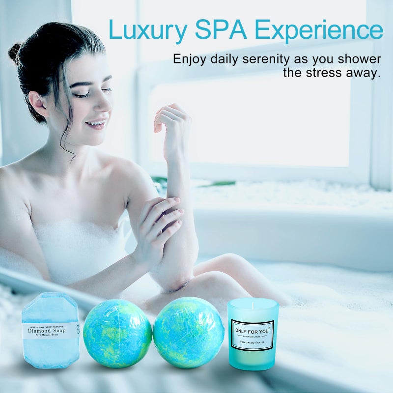 ELSEULAR Sea Turtle Gifts for Women Gift Baskets Birthday Gifts Womens Gift Set Relaxing Spa Gift Luxury Valentines Day Christmas Gift for Women Mom Her Friend Grandma Adults - Image 3