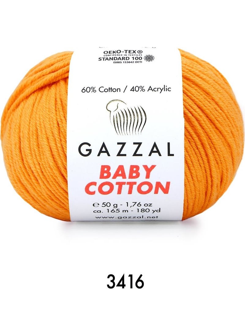 Gazzal Baby Cotton Amigurumi 50GR - Knitting Yarn 