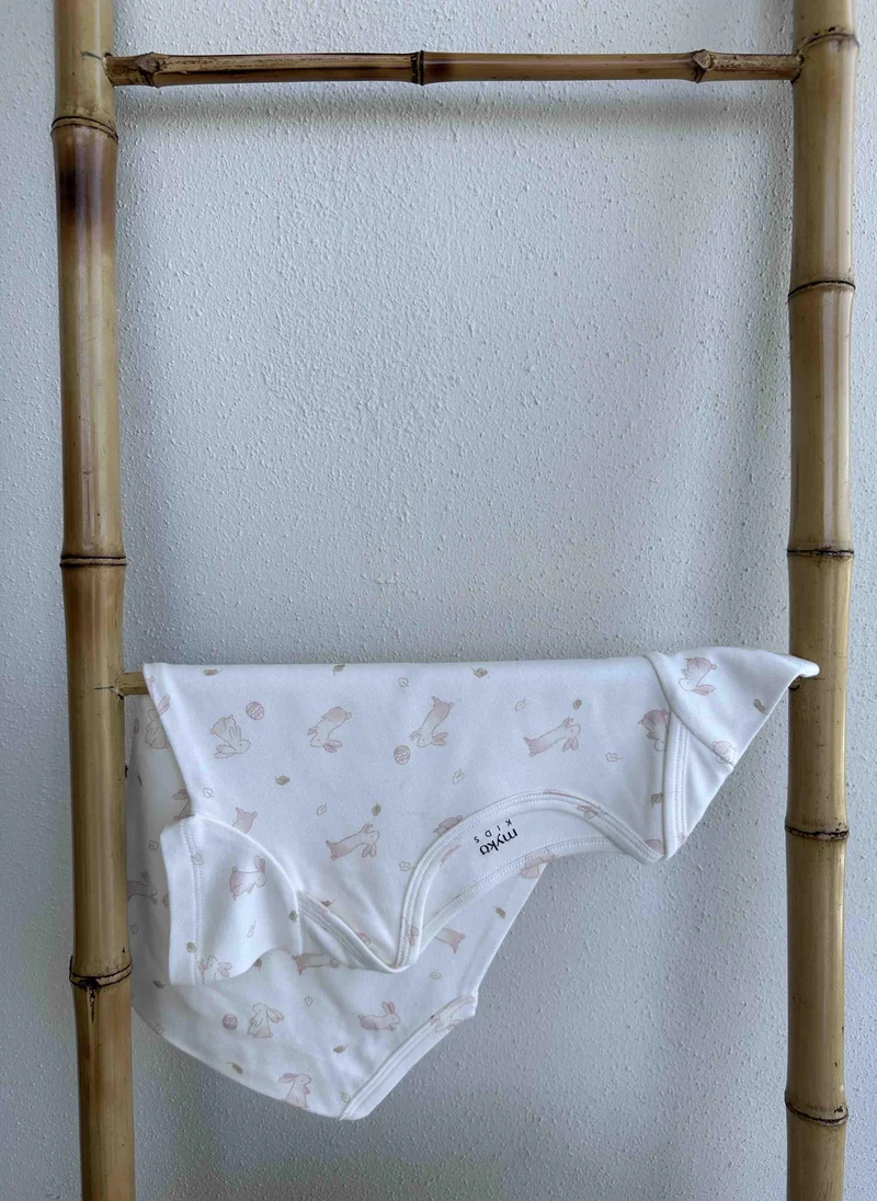  ميكو كيدز Panda Short Sleeve Bodysuit