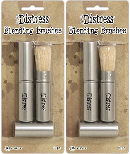 Tim Holtz Distress Blending Brushes Two Packages 4 Brush Bundle Original Version