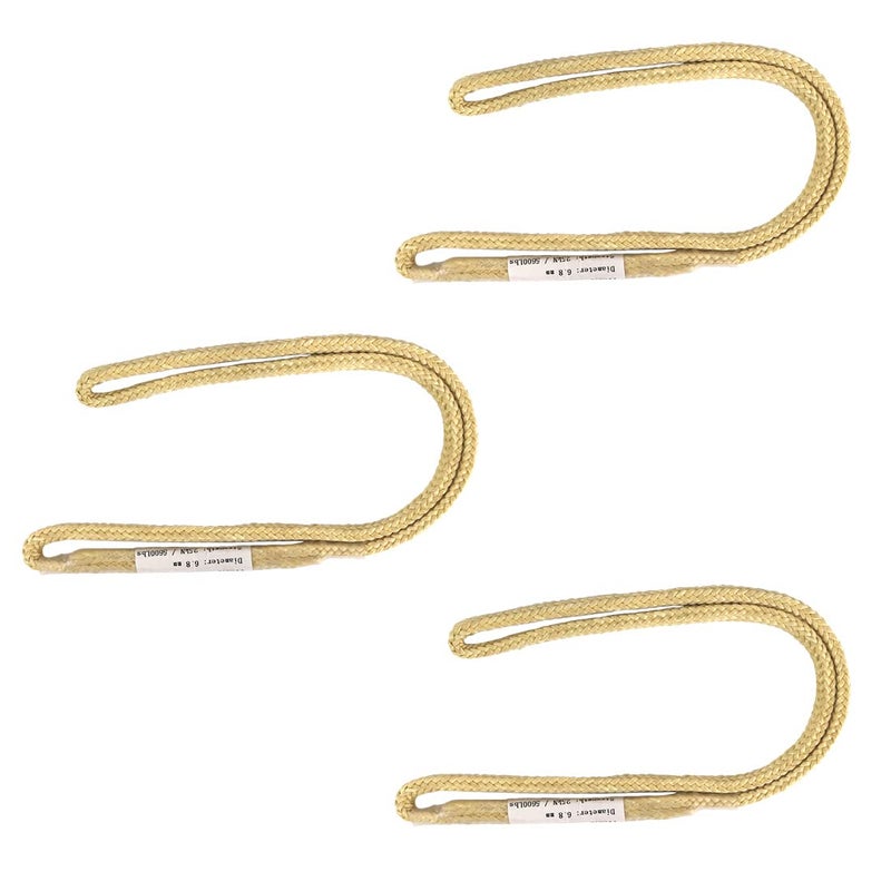 NewDoar 100 Kevlar Braided Friction Hitch5620 MBSPrusik Arborist Rope AbrasionFlame Resistant High Strength Rescue Rigging Hammocks3pcs