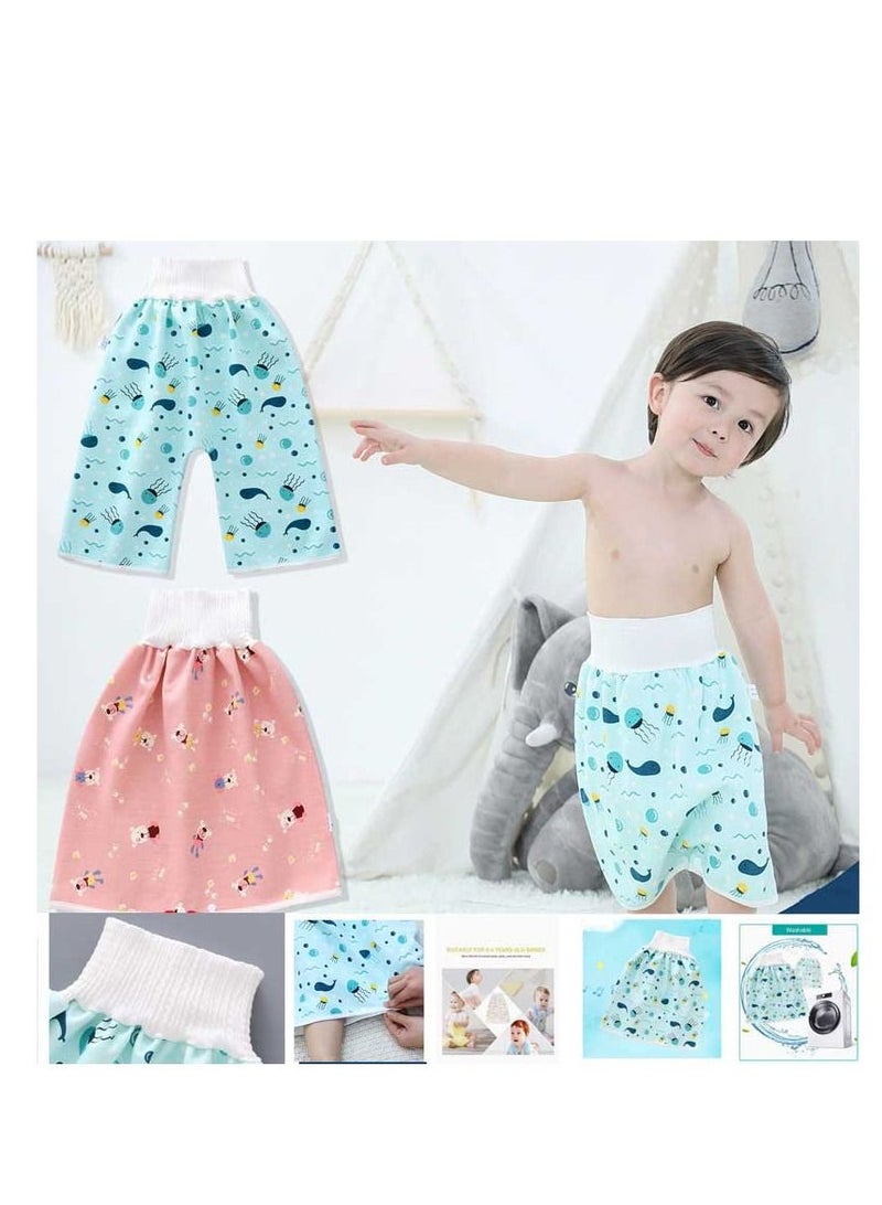 Loquat 1 قطعة بنطلون قطن للأطفال حفاضات داخلية مقاومة للماء لتدريب الحمام - Image 3