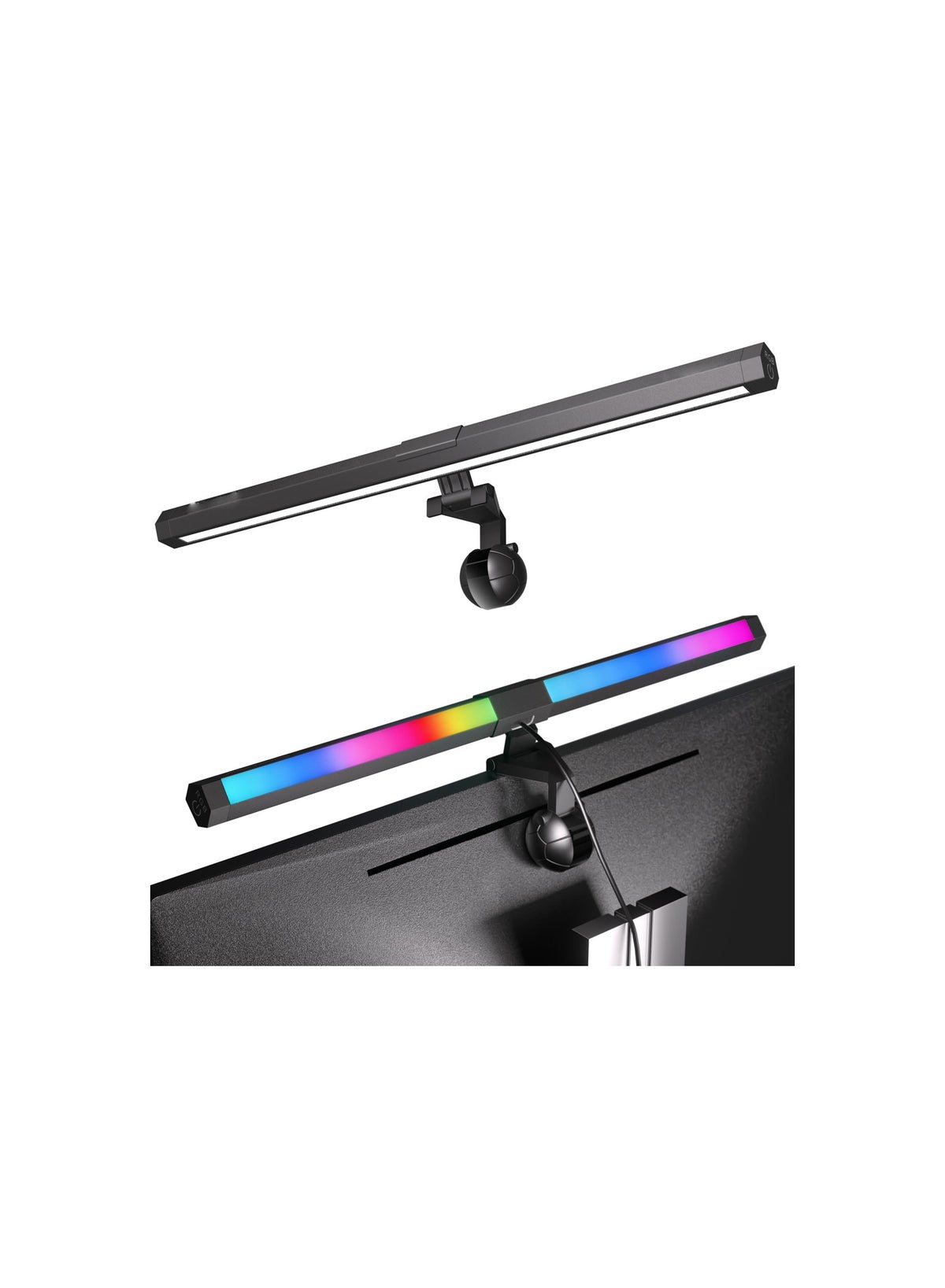 Monitor Drop Light SYOSI Monitor Light bar with RGB Backlight, 40cm Computer Monitor Lamp ...