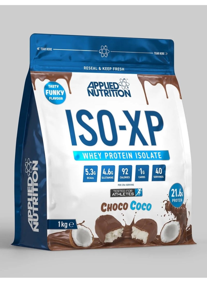 Applied Nutrition ISO-XP Whey Protein Isolate Choco Coco 1kg 40 Servings - Image 1
