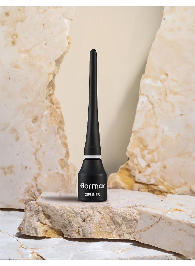 flormar Dipliner Black – Precision Liquid Eyeliner, Deep Black Pigment, Long-Wear Definition 01 Black - Image 5
