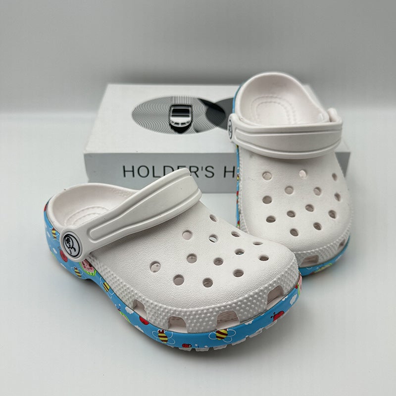 Children'S Hole Shoes Fruit Bee Eva Cartoon Shoes Soft Bottom Baotou Beach Sandals - Image 5