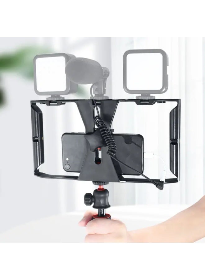 FX Studio Smartphone Video Stabilizer Grip: Universal Handheld Mount - FT09 - Image 1