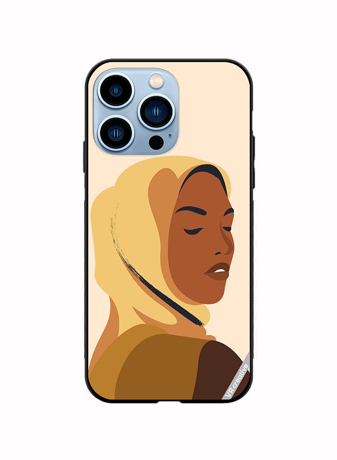 VR CREATIVE Protective Case Cover For Apple iPhone 13 Pro Cartoon Woman Shape Design Multicolour - Image 1