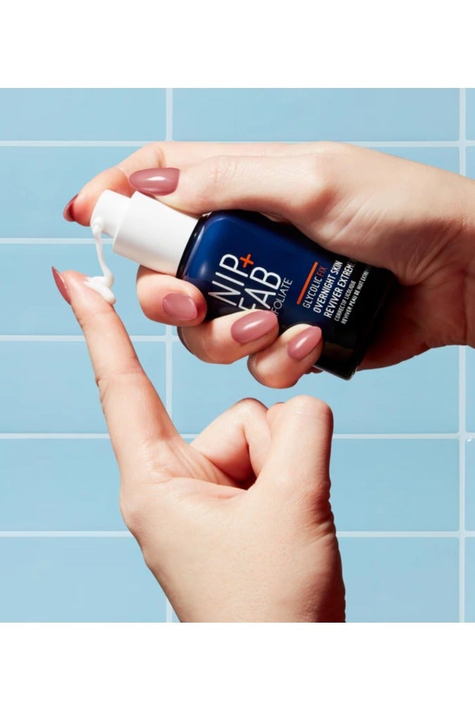 NIP+FAB Glycolic Fix Overnight Skin Reviver Extreme 8% 50ml - Image 3
