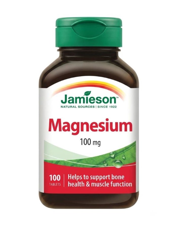 Jamieson Magnesium 100 mg - 100 Tablets - Image 1