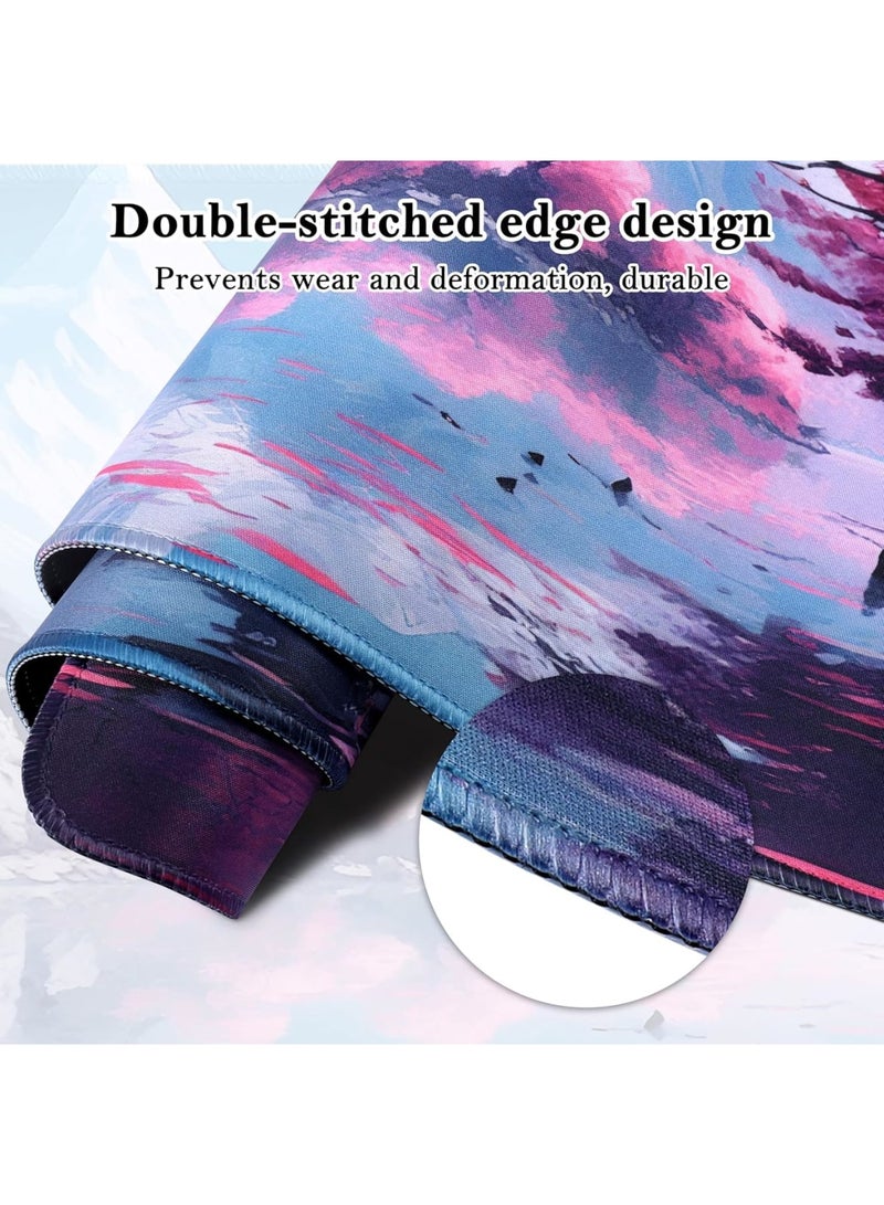 SYOSI Non Slip Mouse Pad, Extended Gaming Mouse Mat with Waterproof Surface and Rubber Base, Large Desk Mousepad 80x30cm for Laptop, PC, Office and Home Use - Image 5