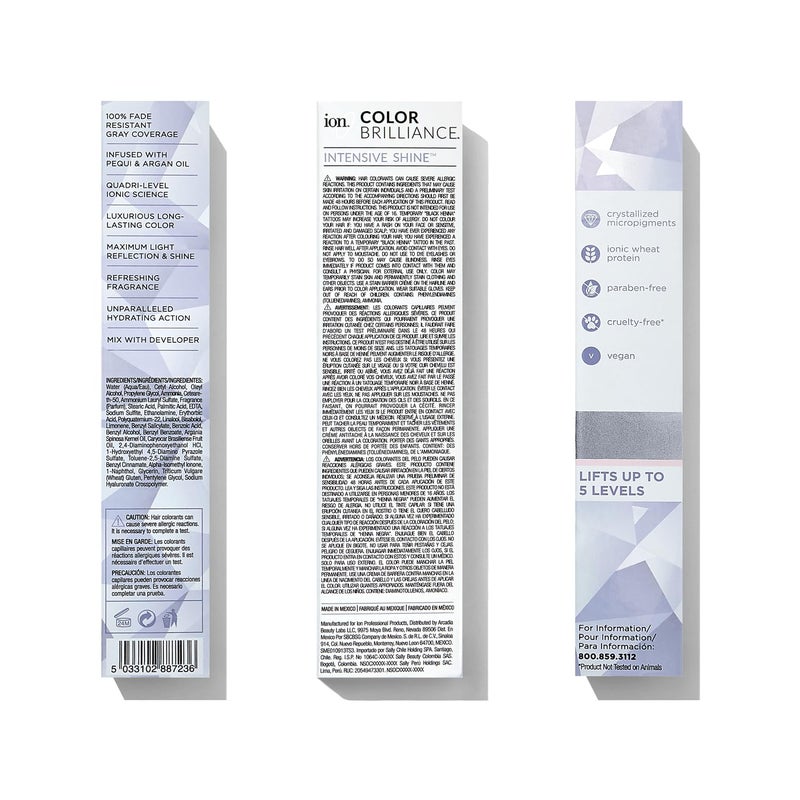 Ion High Lift Cool Blonde Permanent Creme Hair Color - Image 3
