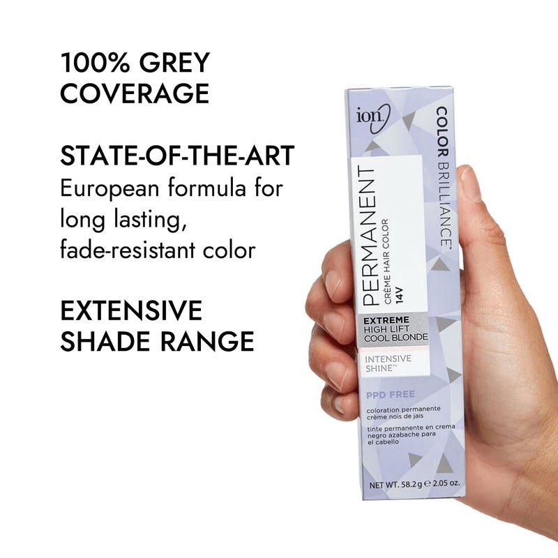 Ion High Lift Cool Blonde Permanent Creme Hair Color - Image 4