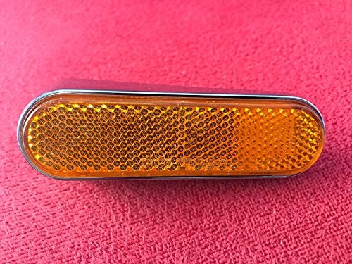 VESPA OEM Front Right Reflector Compatible with Most Modern Vespa GT GTS GTV LX 584084 Orange - Image 1