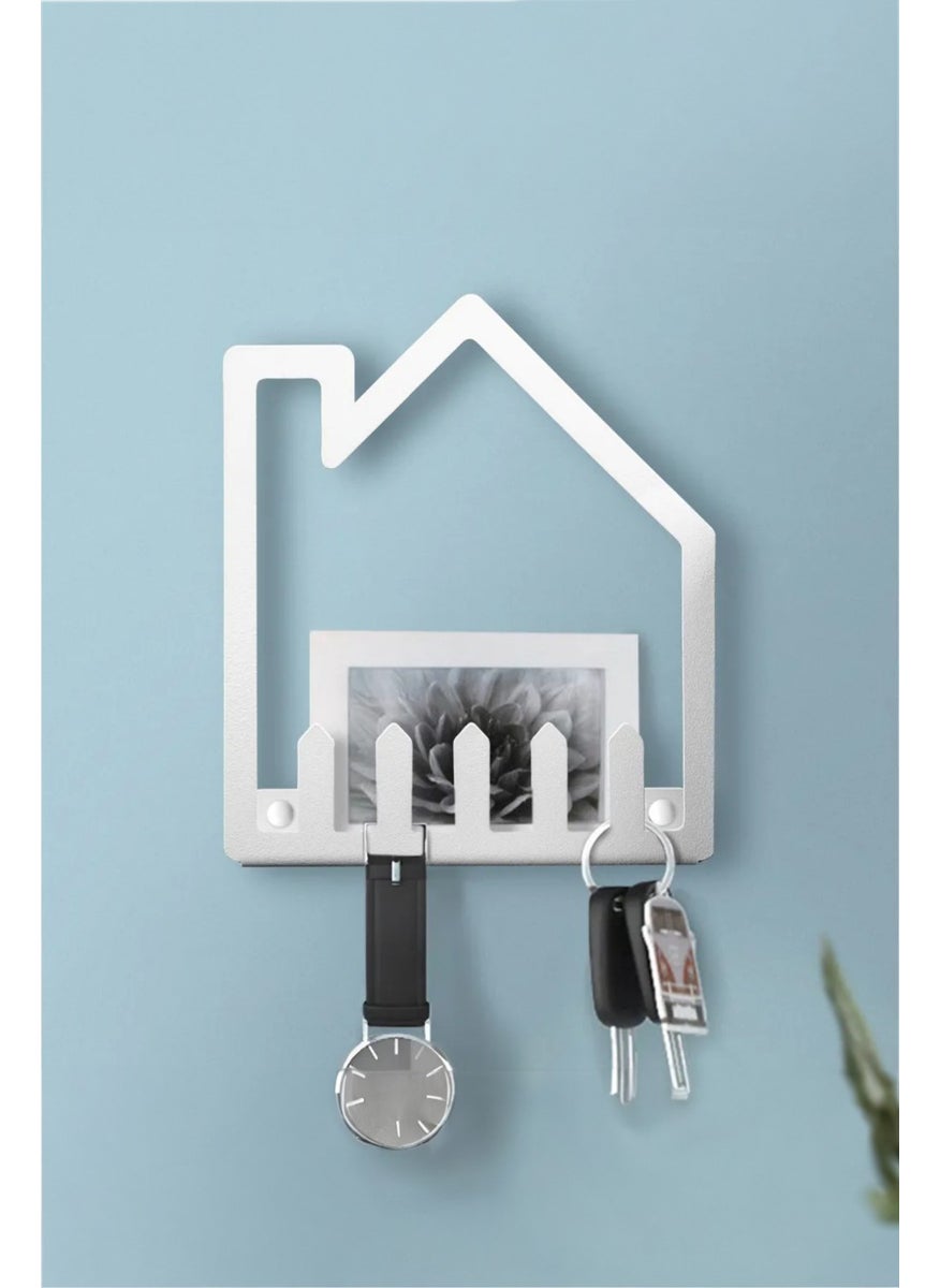 3Art Metal Decorative Iron Wall Hanger - Metal Hanger - Key Holder - Wall Shelf  - Image 2