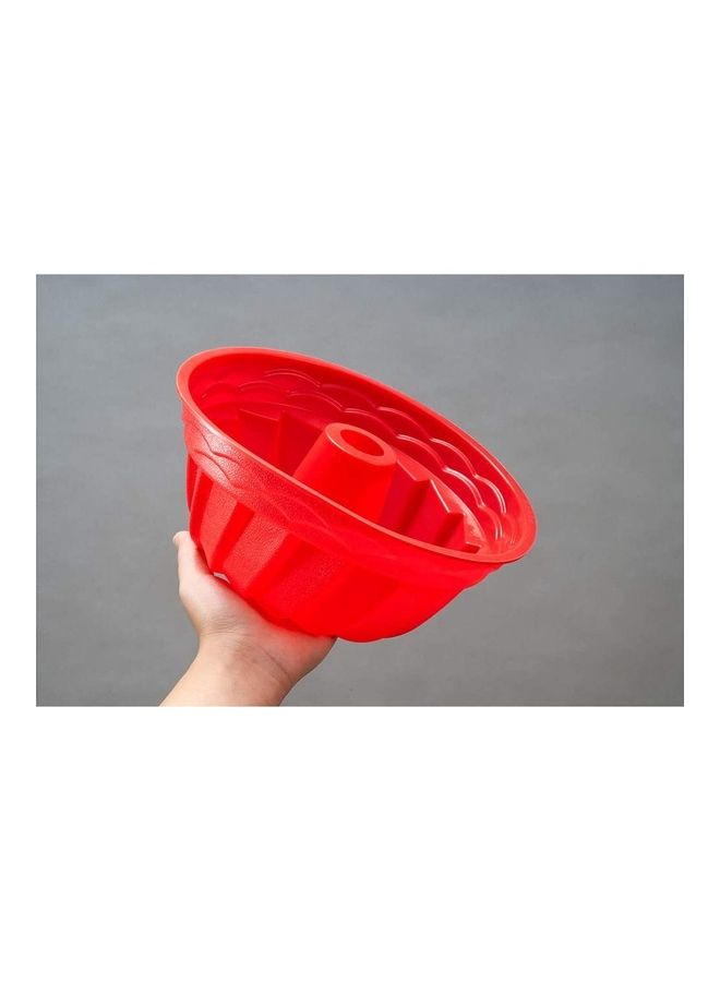 2-Piece Silicone Baking Cake Mold Non-Stick Flexible Tube multicolour - Image 5