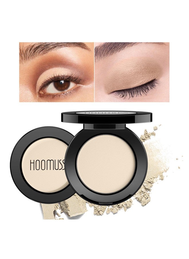 HOOMUSS Nude Naked Eyeshadow Matte Handmade Eye Sahdow Pressed Powder Palette, High Pigmented & Long Lasting, Intense Color Nude Bold Eyes (Nude) - Image 1
