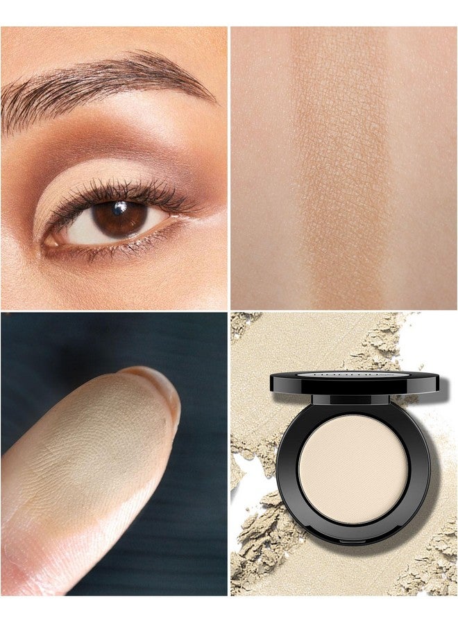HOOMUSS Nude Naked Eyeshadow Matte Handmade Eye Sahdow Pressed Powder Palette, High Pigmented & Long Lasting, Intense Color Nude Bold Eyes (Nude) - Image 4