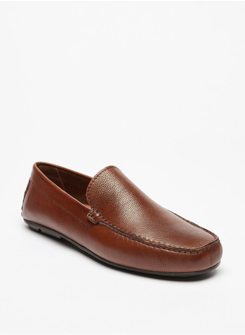 LBL by Shoexpress - Mens Textured Slip-On Loafers - Image 1