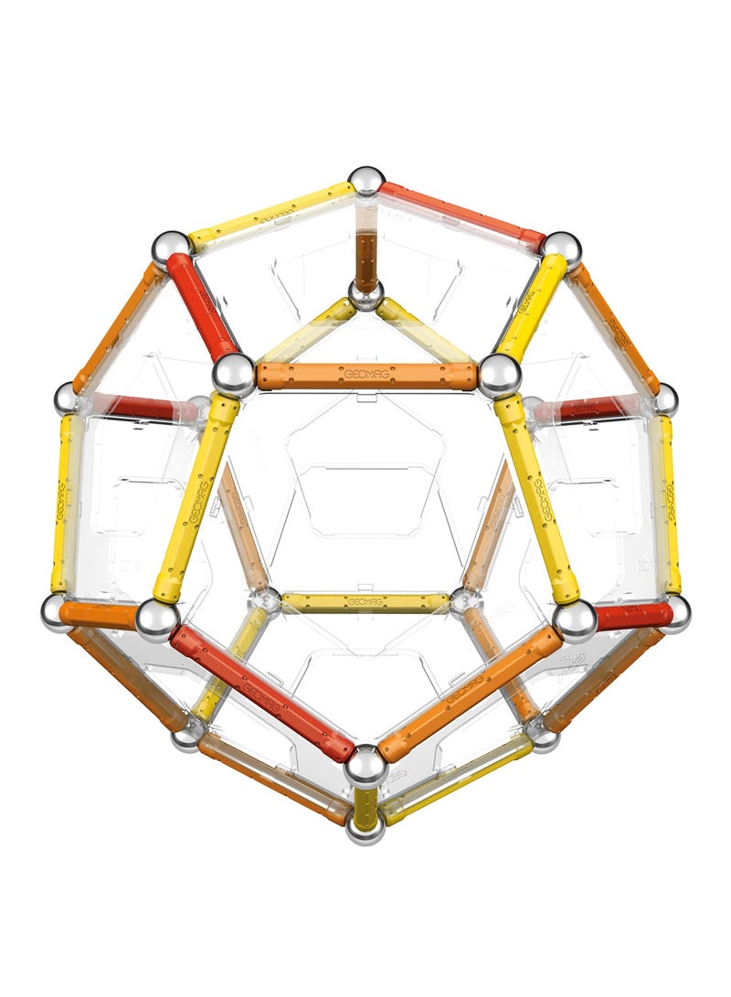GEOMAG Geomag Leonardo Da Vinci 67 Pcs Geometry Magnet Toys Building Constructions for Children STEM Creativity beyond Imagination, Inspirational, Recreational Conventional Educational Made in Switzerland  - Image 3