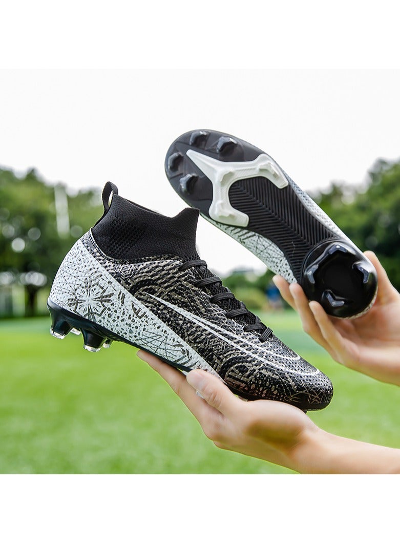 Football Boots for Men Women, Unisex-Adult Football Shoes Sneakers, High Ankle Non-Slip Training Sneaker, Athletics Football Soccer Shoes for Youth Students  - Image 4