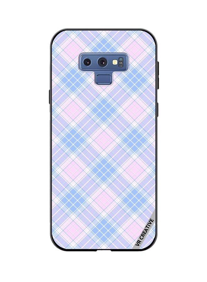 VR CREATIVE Protective Case Cover For Samsung Galaxy Note 9 Checks Color Square Geometric Texture Design Multicolour - Image 1