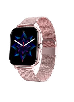 M MIAOYAN M MIAOYAN Y13 smart watch bluetooth call sports smart bracelet steel band pink  - Image 1