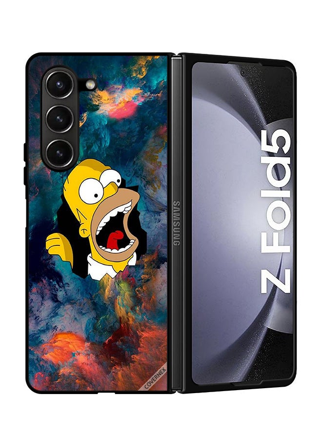 Covernex Protective Case Cover For Samsung Galaxy Z Fold 5 Simpson - Image 1