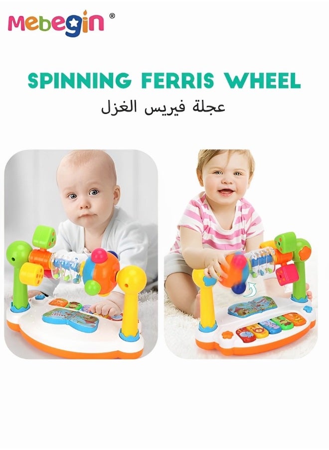 ميبيجين - لعبة موسيقية للأطفال ، لوحة مفاتيح موسيقية ، مجموعة البيانو ، لعبة تعليمية مضيئة ، ألعاب مونتيسوري التعليمية المبكرة للأطفال الصغار ، أعياد ميلاد الأولاد والبنات - Image 1