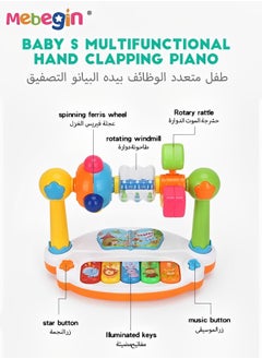 MEBEGIN Musical Toy Baby Musical Keyboard Piano Set Learning Light up Toy Early Educamional Montessori Toys for Babies Toddler Boys Girls Birthday  - Image 5