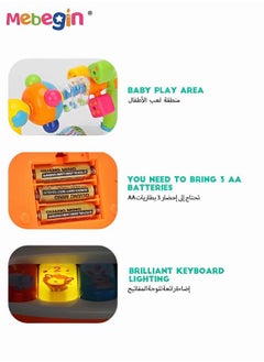 MEBEGIN Musical Toy Baby Musical Keyboard Piano Set Learning Light up Toy Early Educamional Montessori Toys for Babies Toddler Boys Girls Birthday  - Image 4