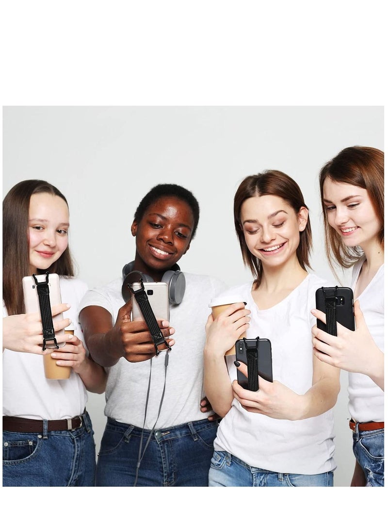 KASTWAVE 6 Pieces Mobile Phone Security Hand Strap Holder Security Hand Strap Holder Phone Security Hand Grip Phone Accessory for 5.2-7.5 Inch Smartphones - Image 2