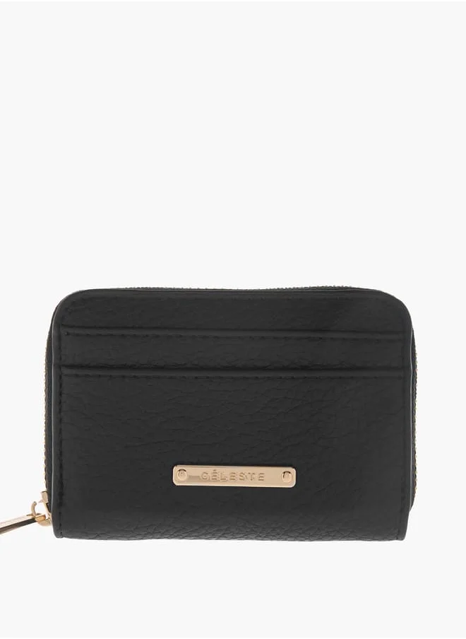 Celeste Women Textured Zip Around Wallet